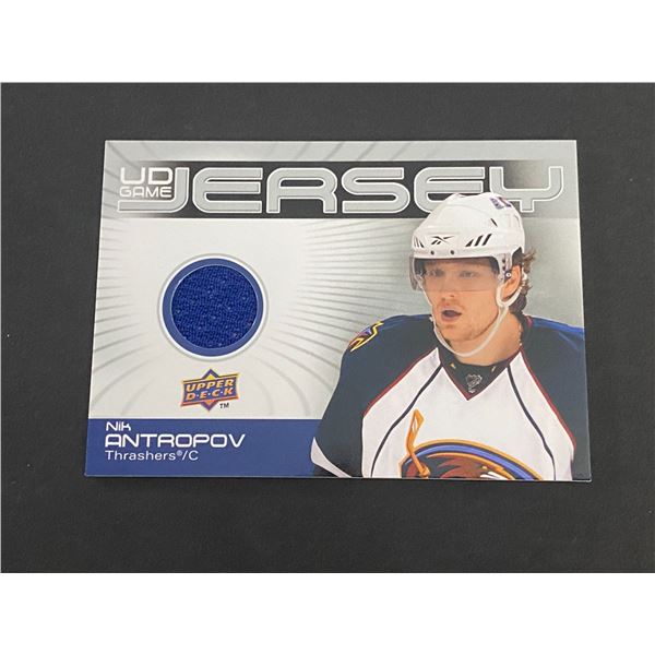 2010-11 U.D HOCKEY SERIES 1 NIK ANTROPOV N.H.L JERSEY CARD