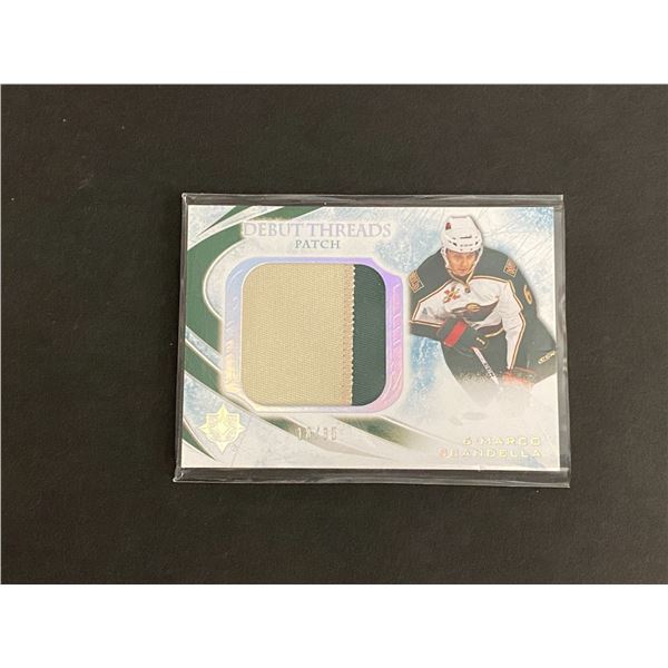 2010-11 ULTIMATE COLLECTION HOCKEY MARCO SCANDELLA N.H.L PATCH CARD