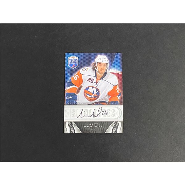 2009-10 BE A PLAYER AUTOGRAPH MATT MOULSON N.H.L AUTOGRAPH CARD