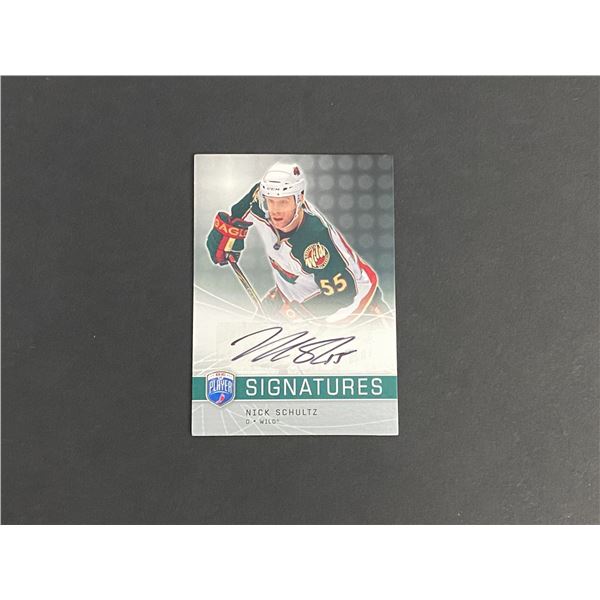 2008-09 BE A PLAYER AUTOGRAPH NICK SCHULTZ N.H.L AUTOGRAPH CARD