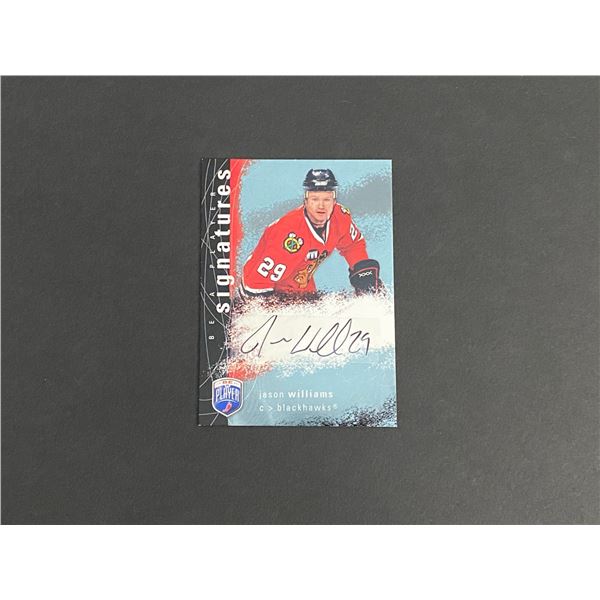 2007-08 BE A PLAYER AUTOGRAPH JASON WIILIAMS N.H.L AUTOGRAPH CARD