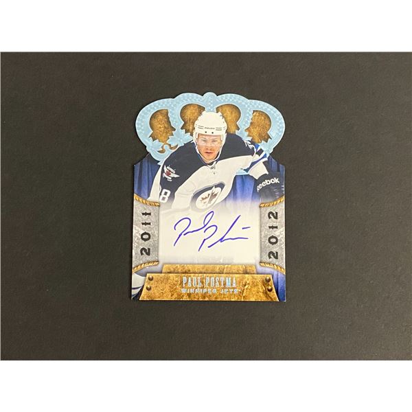2011 PANINI AUTOGRAPH PAUL POSTMA N.H.L AUTOGRAPH CARD