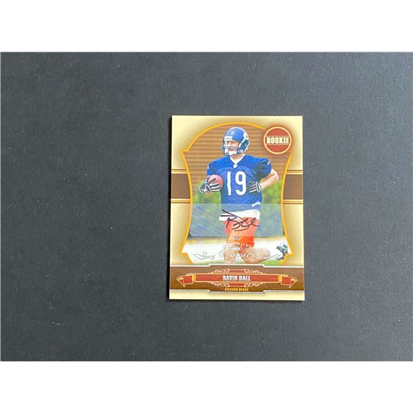 2007 DONRUSS FOOTBALL AUTOGRAPH DAVID BELL #490/999 N.F.L AUTOGRAPH CARD