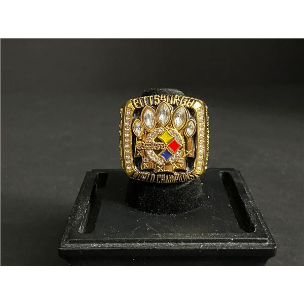 PITTSBURGH STEELERS N.F.L 2005 "JONES" CHAMPIONSHIP REPLICA RING