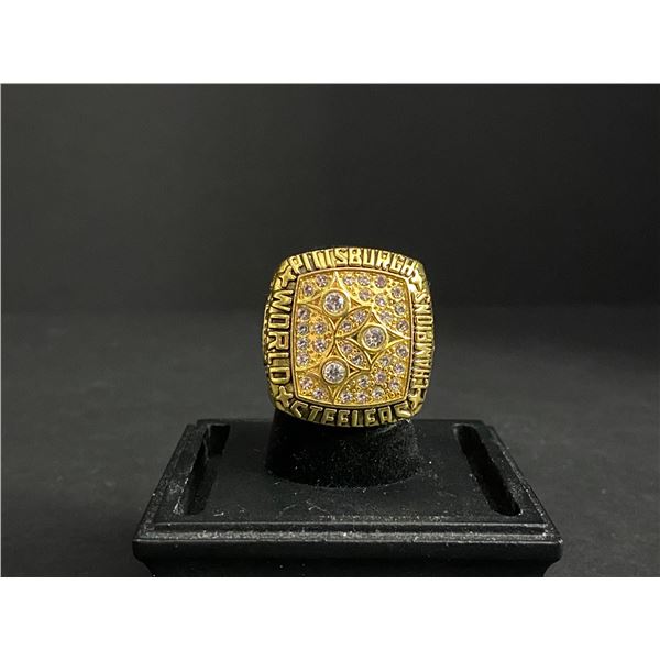 PITTSBURGH STEELERS N.F.L 1975 "HARRIS" CHAMPIONSHIP REPLICA RING