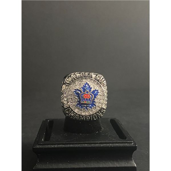 TORONTO MARLIES CALDER CUP 2018 "CLUNE" CHAMPIONSHIP RELICA RING