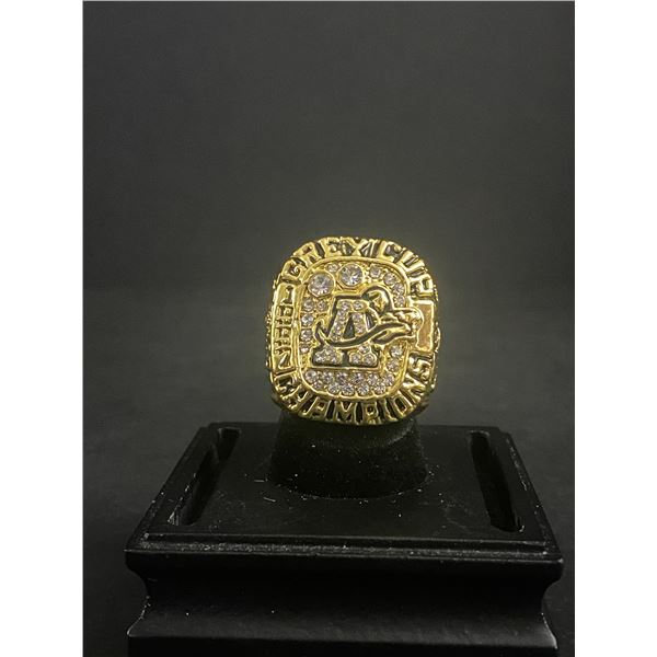 TORONTO ARGONAUTS C.F.L 1997 "STEWART" CHAMPIONSHIP RELICA RING