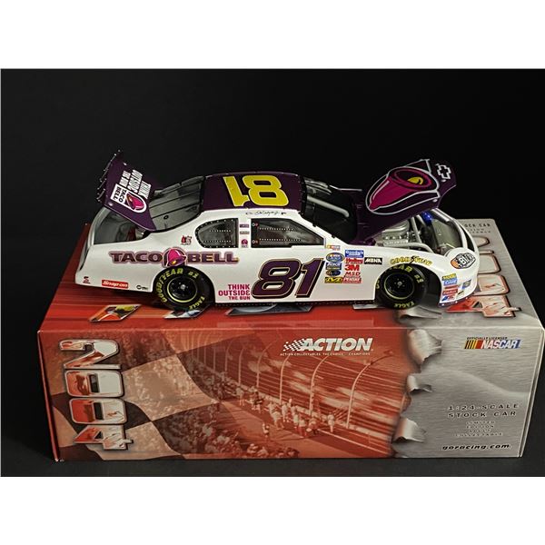 DALE EARNHARDT JR 1/24 SCALE #81 TACO BELL TOTAL PRODUCTION OF 28,656