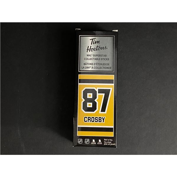 SIDNEY CROSBY TIM HORTONS MINI STICK NHL SUPERSTAR COLLECTABLE #87