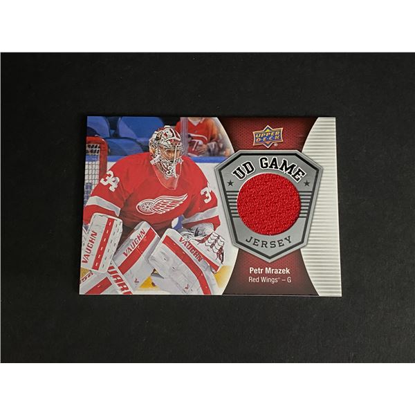 PETR MRAZEK JERSEY CARD 2016/17 U.D SERIES 1 HOCKEY