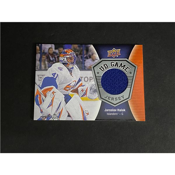 JAROSLAV HALAK JERSEY CARD 2016/17 U.D SERIES 1 HOCKEY