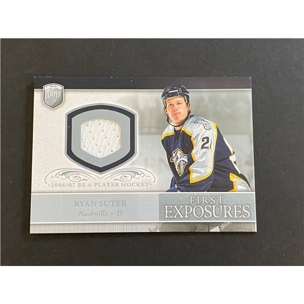RYAN SUTER JERSEY CARD NASHVILLE PREDATORS 2006/07 BE A PLAYER