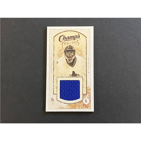 ROBERTO LUONGO VANCOUVER CANUCKS JERSEY CARD