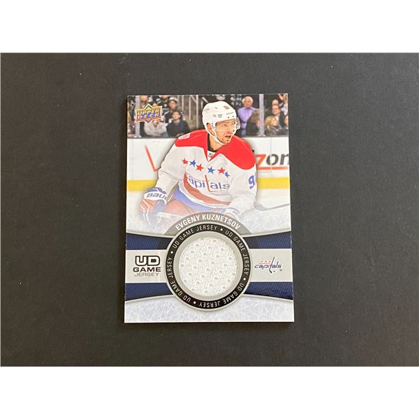 EVGENY KUZNETSOV WASHINGTON CAPITALS JERSEY CARD