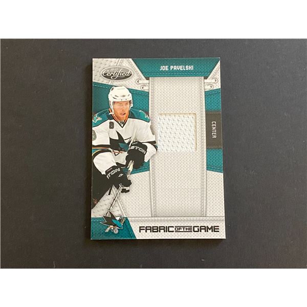 JOE PAVELSKI SAN JOSE SHARKS JERSEY CARD #101 OF 250 MADE!