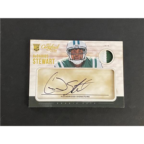AEDARIUS STEWART PATCH / AUTOGRAPH CARD EXCELLENT PATCH #269 OF 299 MADE