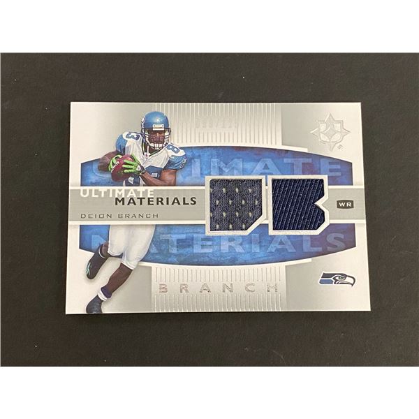 DEION BRANCH SEATTLE SEAHAWKS DUAL JERSEY CARD #099 OF 125 MADE