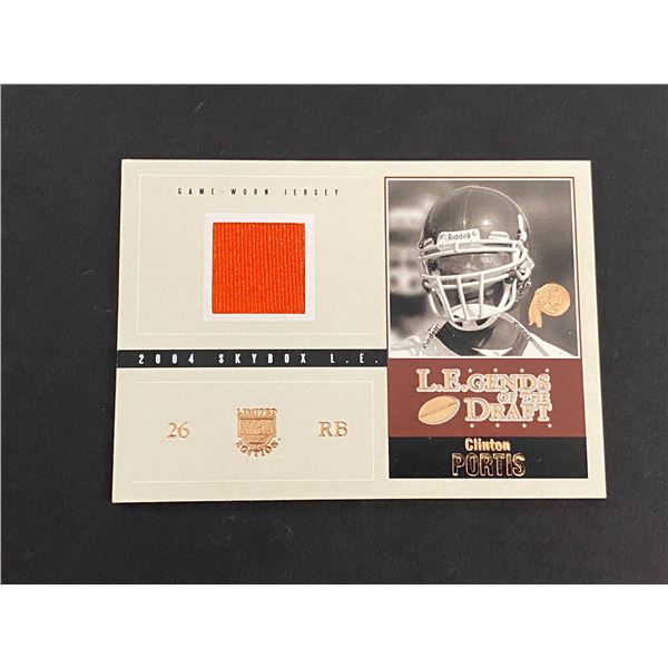 CLINTON PORTIS L.E.GENDS OF THE DRAFT JERSEY CARD #37 OF 50 MADE