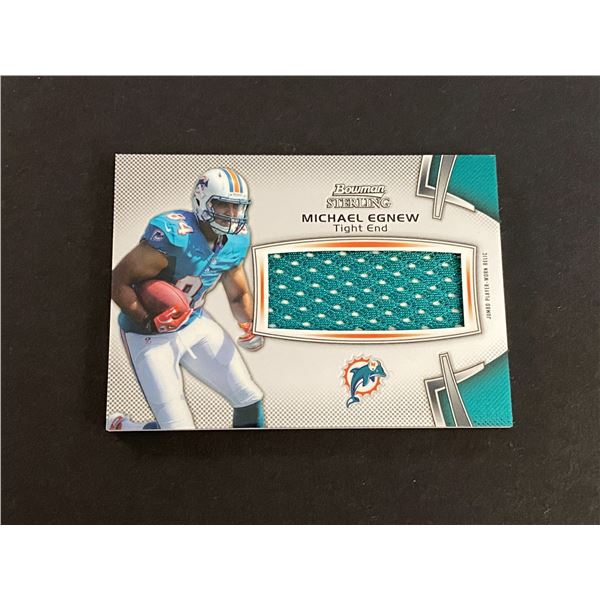 MICHAEL EGNEW MIAMI DOLPHINS JERSEY CARD