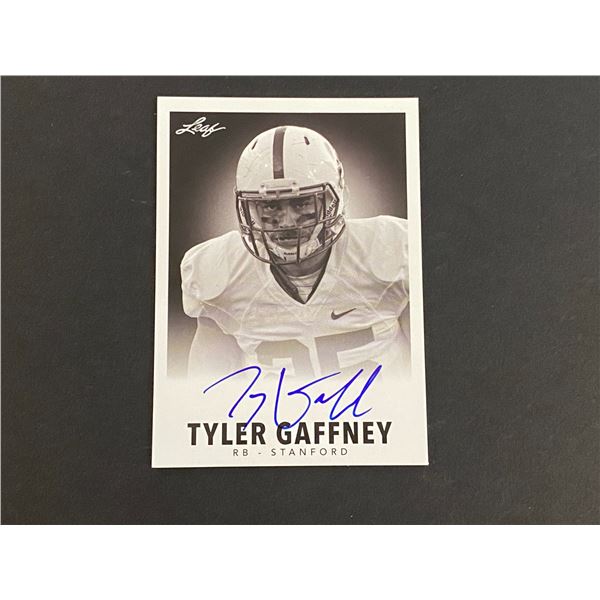 TYLER GAFFNEY STANFORD AUTOGRAPH CARD