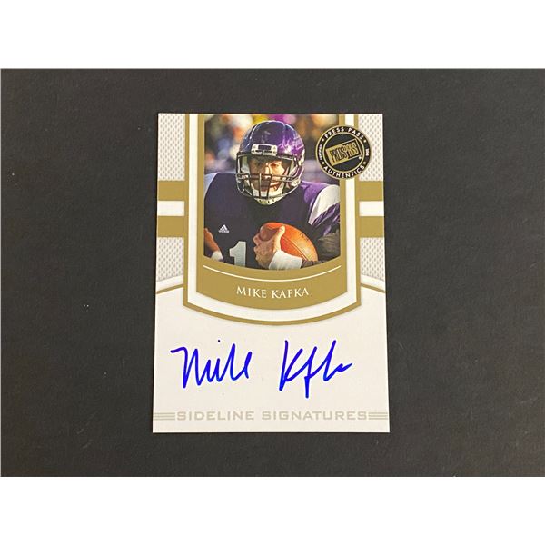 MIKE KAFKA AUTOGRAPH CARD