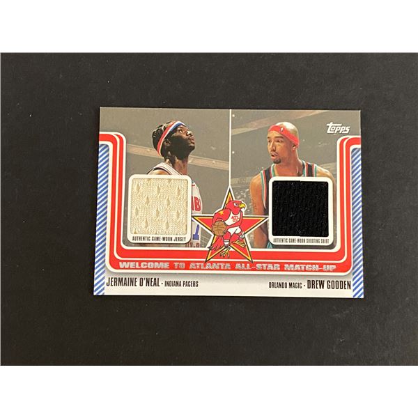 JERMAINE O'NEAL & DREW GOODEN DUAL JERSEY CARD