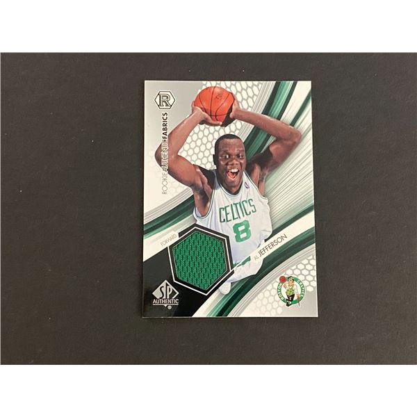 AL JEFFERSON BOSTON CELTICS JERSEY CARD