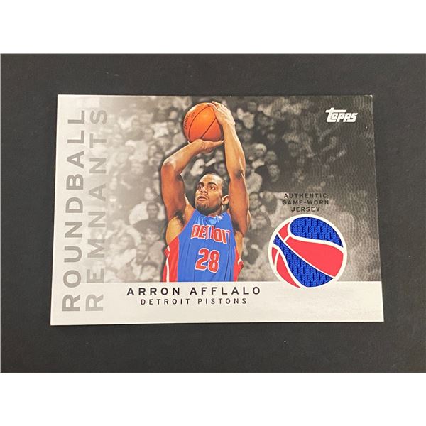 AARON AFFLALO DETROIT PISTONS JERSEY CARD