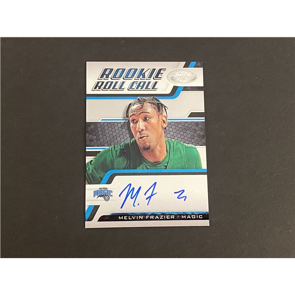MELVIN FRAZIER ORLANDO MAGIC AUTOGRAPH CARD