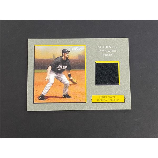 MIKE LOWELL FLORIDA MARLINS JERSEY CARD