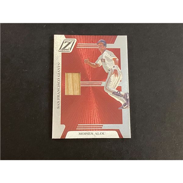 MOISES ALOU SAN FRANCISCO GIANTS GAME USED BAT CARD