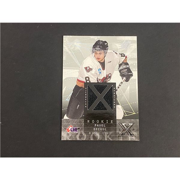 PAVEL BRENDL CALGARY HITMAN JERSEY CARD