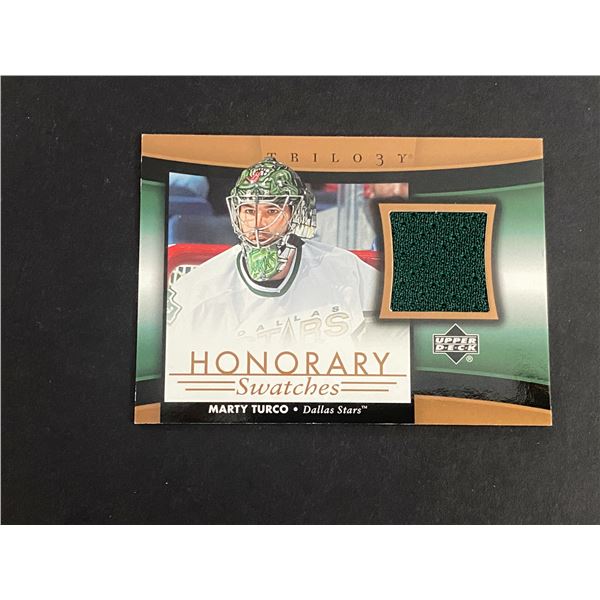 MARTY TURCO DALLAS STARS JERSEY CARD