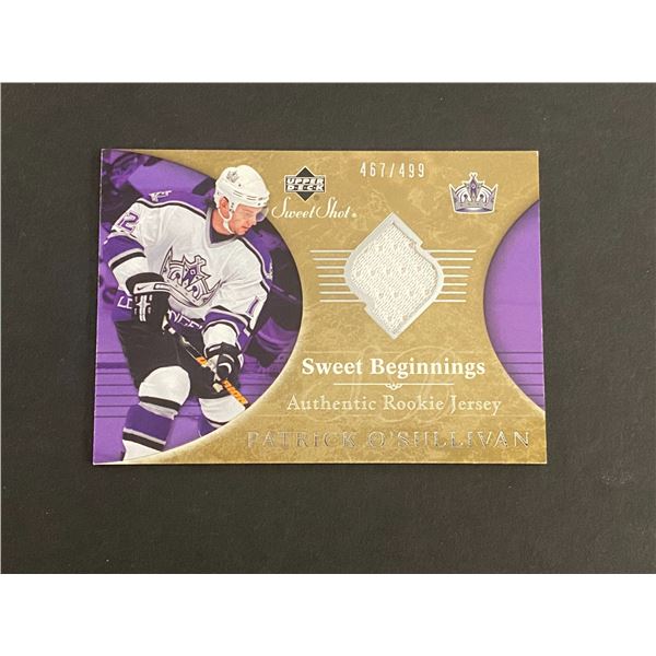 PATRICK O'SULLIVAN LOS ANGELES KINGS JERSEY CARD # 467 OF 499 MADE