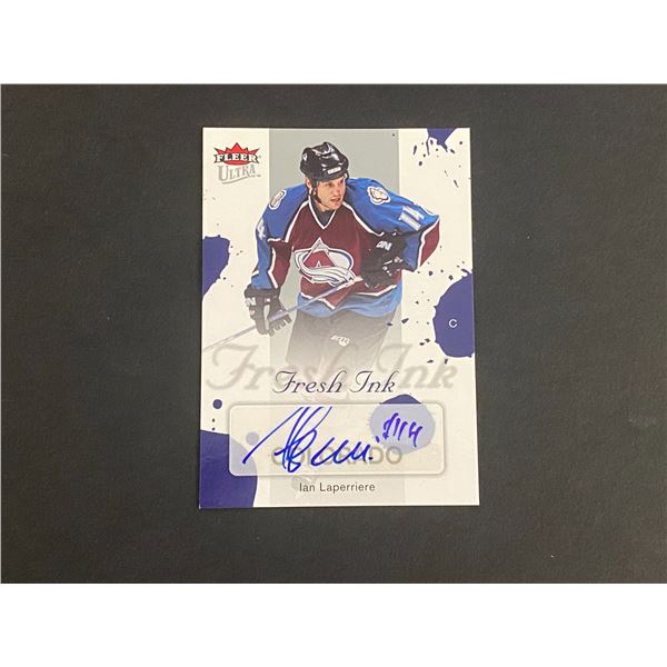 IAN LAPERRIERE COLORADO AVALANCHE AUTOGRAPH CARD