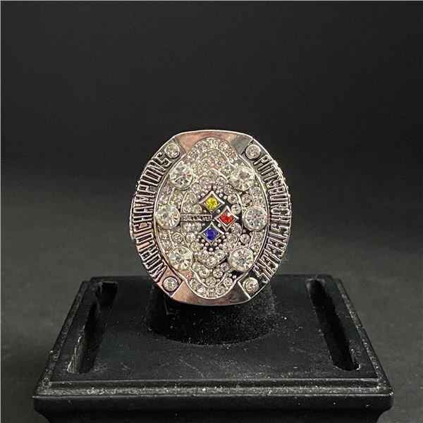 PITTSBURGH STEELERS N.F.L 2008 "ROTHLISBERGER" CHAMPIONSHIP RELICA RING