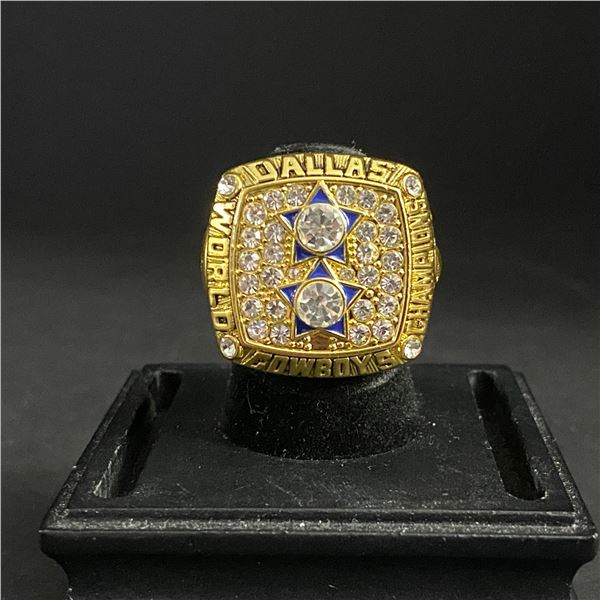 DALLAS COWBOYS N.F.L 1977 "STAUBACH" CHAMPIONSHIP RELICA RING