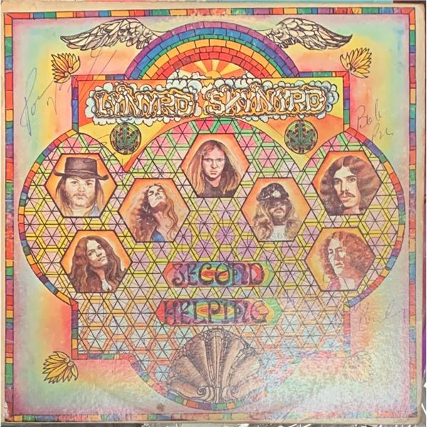 Signe Lynyrd Skynyrd Signed Second Helping Album