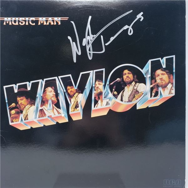 Signed Waylon Jennings, Music Man Album Cover