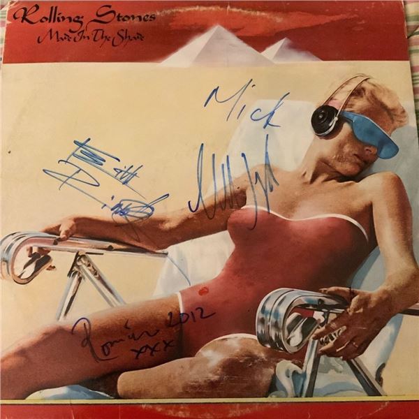 Signed Rolling Stones Made In The Shade Album