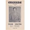 Image 3 : FRANK SINATRA Original 1953 Concert Handbill / Program