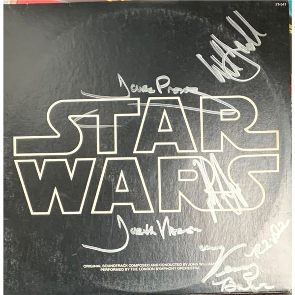 Signed Star Wars Soundtrack Album Cover