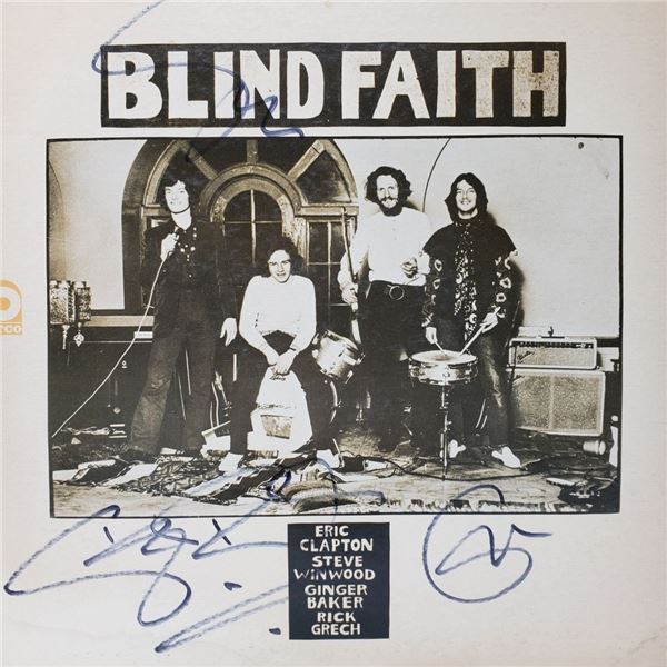 Signed Blind Faith Album Cover