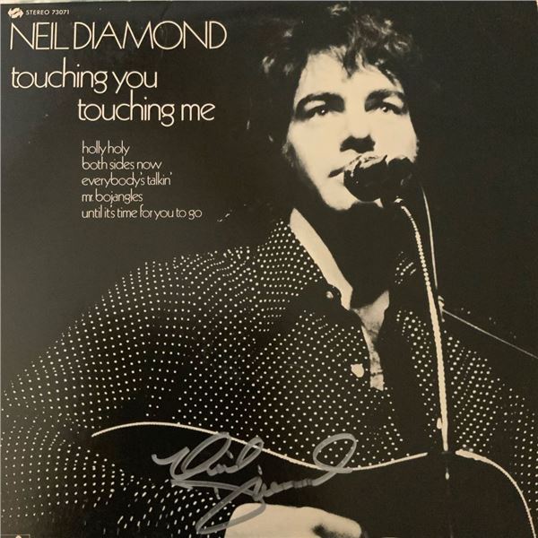 Signed Neil Diamond Touching You Touching Me Album Cover