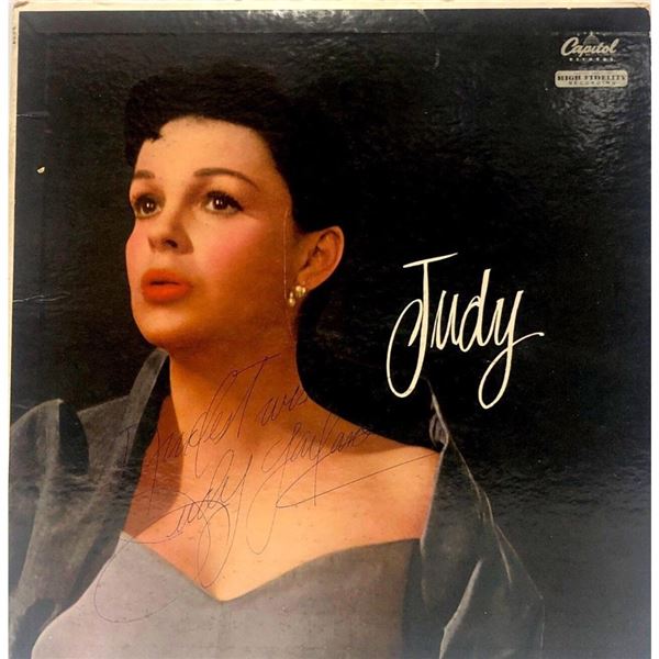 Signed Judy Garland "Judy" Album Cover
