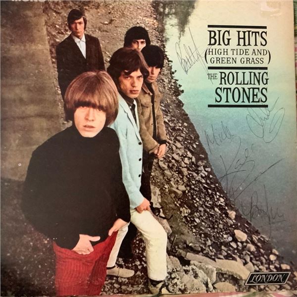 Signed Rolling Stones Big Hits (High Tide And Green Grass) Album