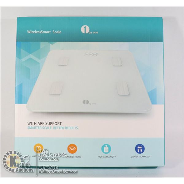 WIRELESS SMART SCALE WITH APP SUPPORT