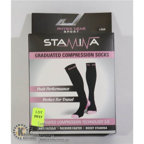 STAMINA GRADUATED COMPRESSION SOCKS