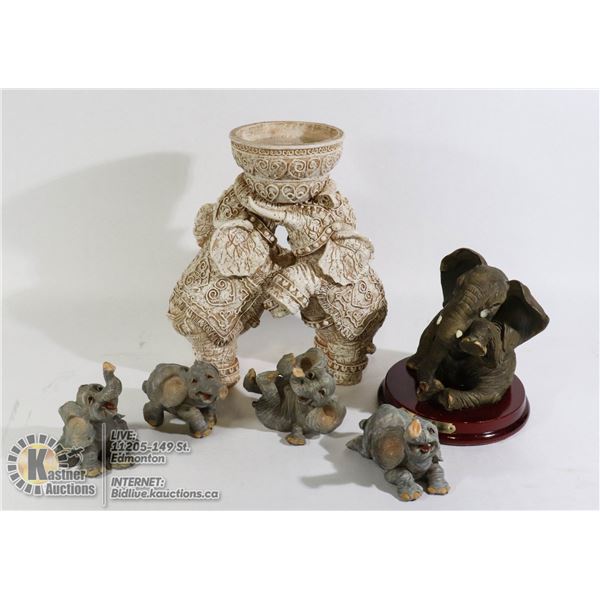 ELEPHANT COLLECTION:  RUBY B & LARGE CANDLE