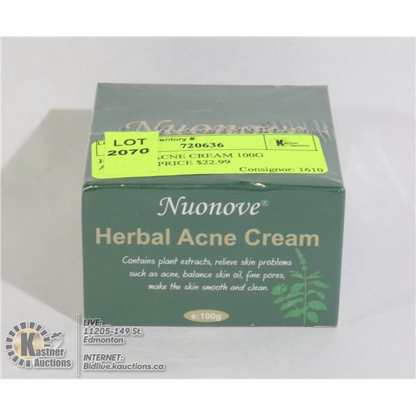 HERBAL ACNE CREAM 100G AMAZON PRICE $22.99